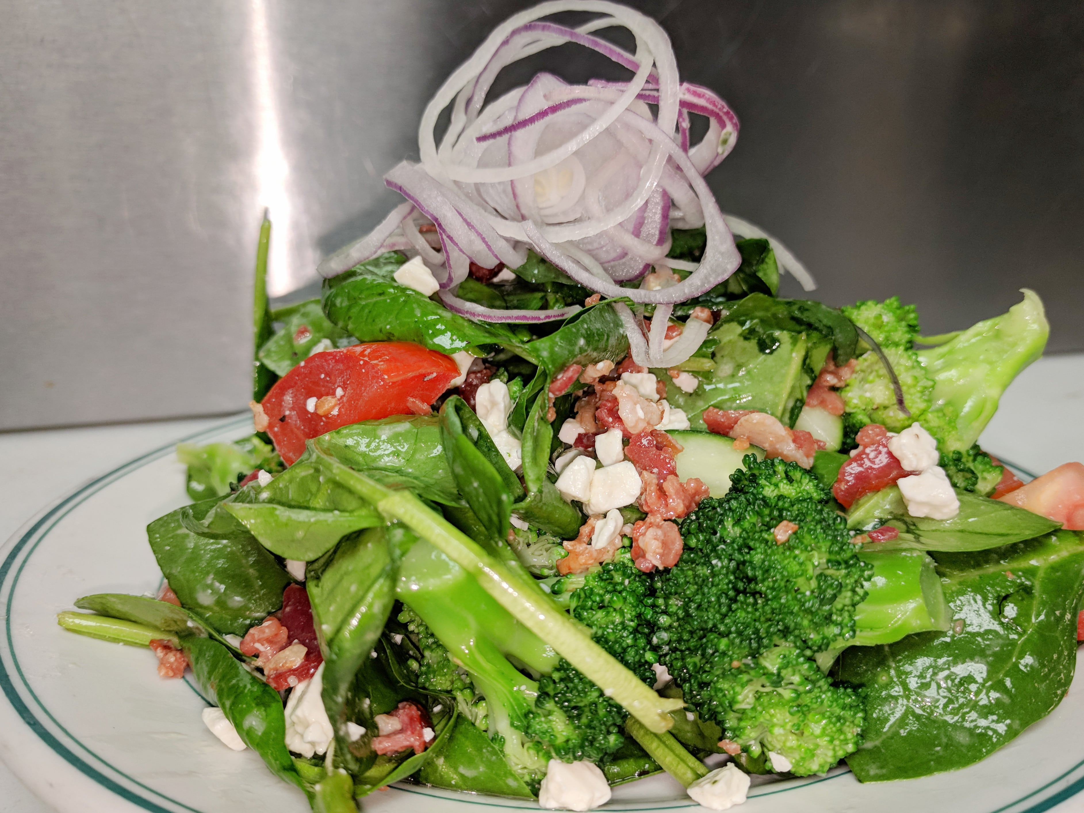 Broccoli Bacon Feta Salad